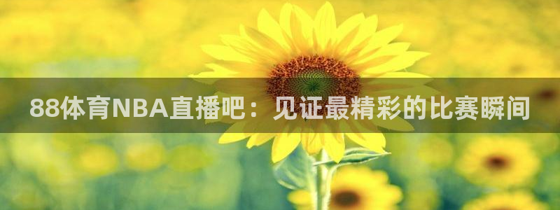 88体育NBA直播吧：见证最精彩的比赛瞬间